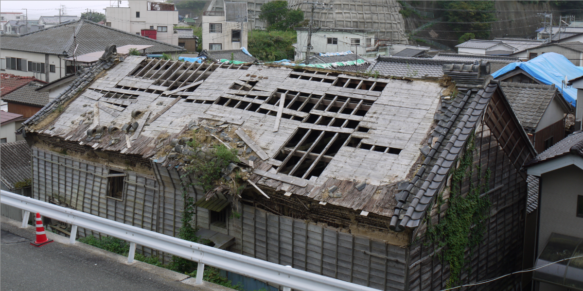 北茨城市平潟被災土蔵