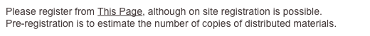Please register from...